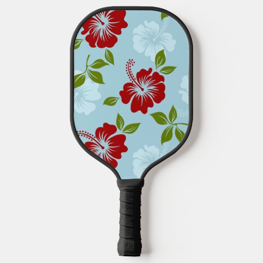 Hawaiian Print Pickleball Paddle (Achterkant)