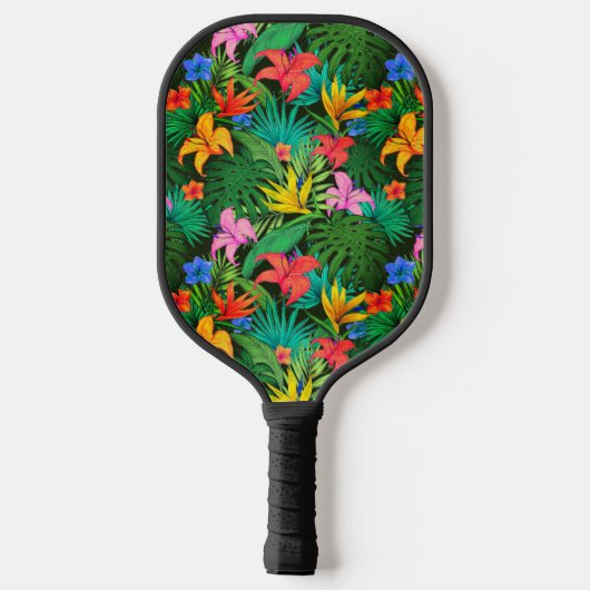 Hawaiian Print Pickleball Paddle (Achterkant)