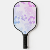Hawaiian Print Pickleball Paddle (Voorkant)