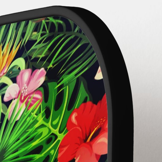 Hawaiian Print Pickleball Paddle (Links Detail)