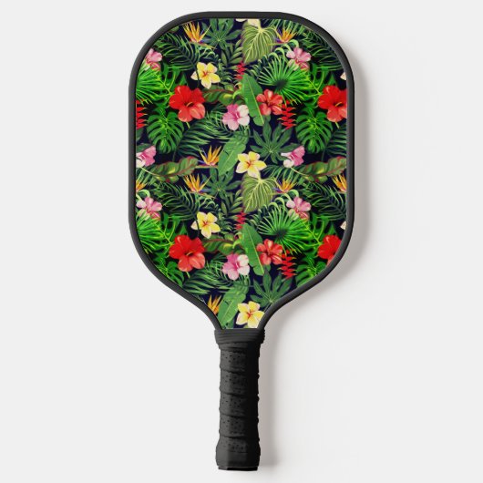 Hawaiian Print Pickleball Paddle (Achterkant)