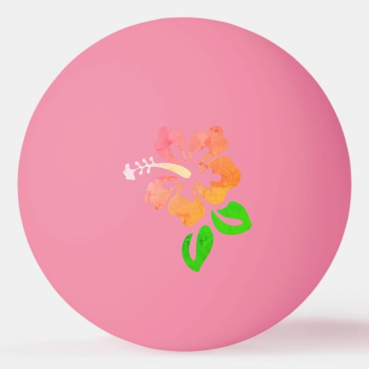 Hawaiian Print Pingpongbal (Voorkant)