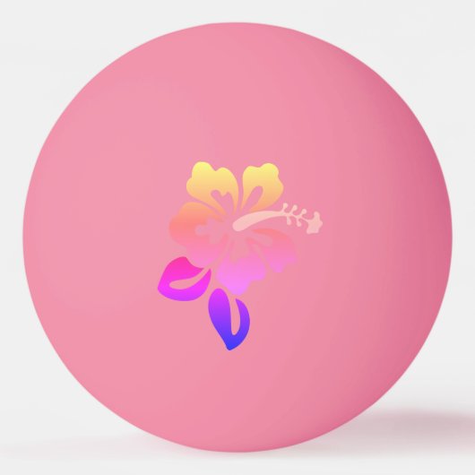 Hawaiian Print Pingpongbal (Achterkant)