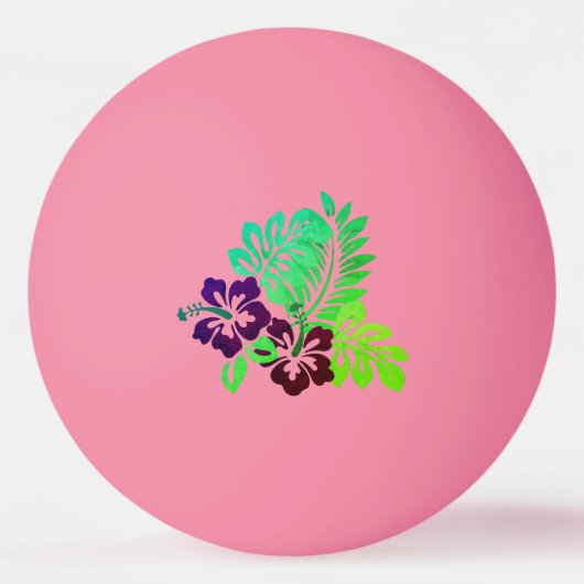 Hawaiian Print Pingpongbal (Achterkant)