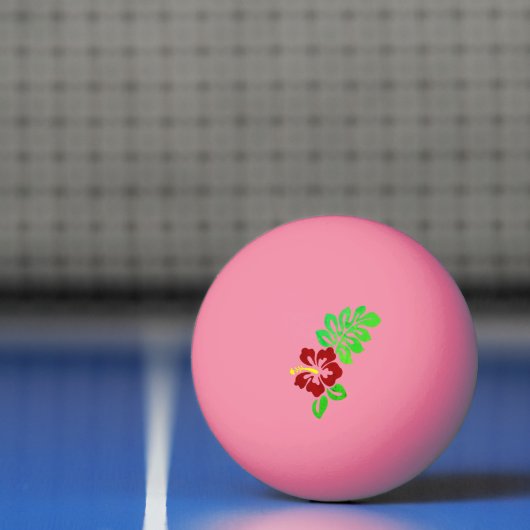 Hawaiian Print Pingpongbal (Net)