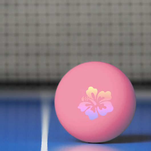 Hawaiian Print Pingpongbal (Net)