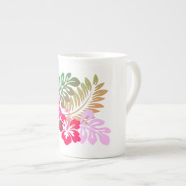 Hawaiian Print Porselein Kop