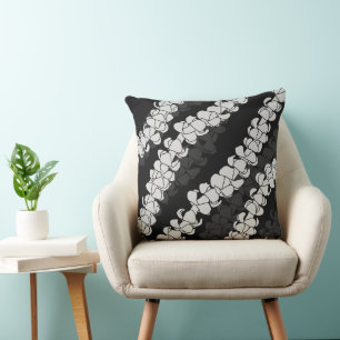 Hawaiian Print Puakenikeni lei Kussen