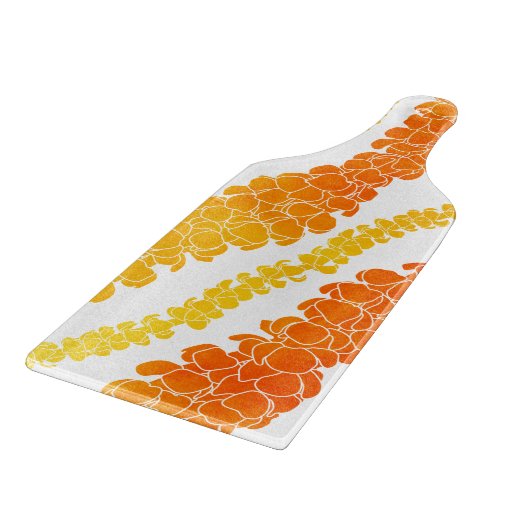 Hawaiian Print Puakenikeni lei Snijplank (Hoek)