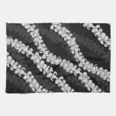 Hawaiian Print Puakenikeni lei Theedoek (Horizontaal)