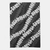 Hawaiian Print Puakenikeni lei Theedoek (Verticaal)