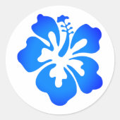 Hawaiian Print Ronde Sticker (Voorkant)