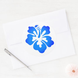 Hawaiian Print Ronde Sticker