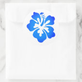 Hawaiian Print Ronde Sticker (Tas)