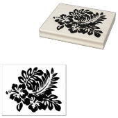 Hawaiian Print Rubberstempel (Gestempeld)
