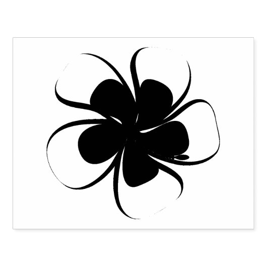 Hawaiian Print Rubberstempel (Afrduk)