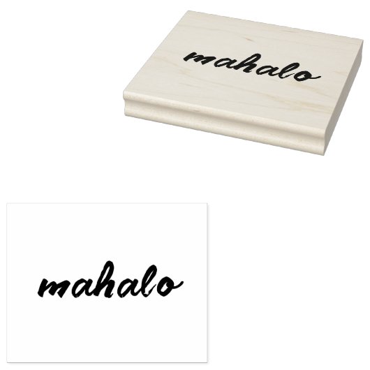 Hawaiian Print Rubberstempel (Gestempeld)