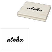 Hawaiian Print Rubberstempel (Gestempeld)