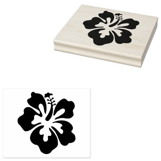 Hawaiian Print Rubberstempel (Gestempeld)