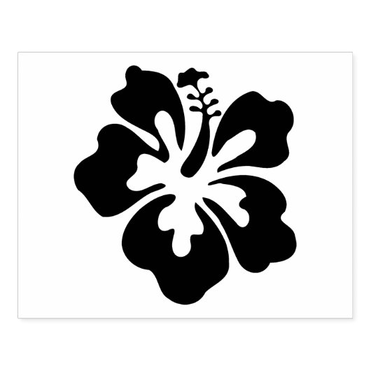 Hawaiian Print Rubberstempel (Afrduk)