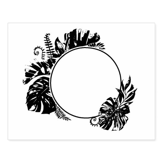 Hawaiian Print Rubberstempel (Afrduk)