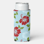 Hawaiian Print Seltzer Blikjeskoeler (Seltzer Voorkant)