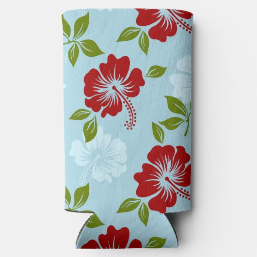 Hawaiian Print Seltzer Blikjeskoeler (Achterkant)