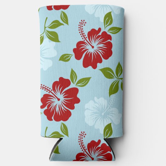 Hawaiian Print Seltzer Blikjeskoeler (Voorkant)