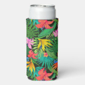 Hawaiian Print Seltzer Blikjeskoeler (Seltzer Achterkant)