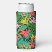 Hawaiian Print Seltzer Blikjeskoeler (Seltzer Voorkant)