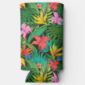 Hawaiian Print Seltzer Blikjeskoeler (Voorkant)