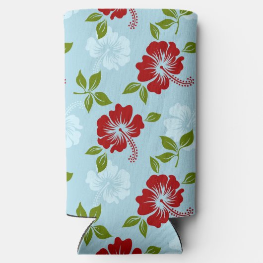 Hawaiian Print Seltzer Blikjeskoeler (Achterkant)