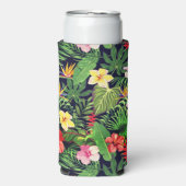 Hawaiian Print Seltzer Blikjeskoeler (Seltzer Voorkant)
