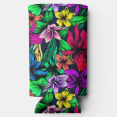 Hawaiian Print Seltzer Blikjeskoeler (Achterkant)