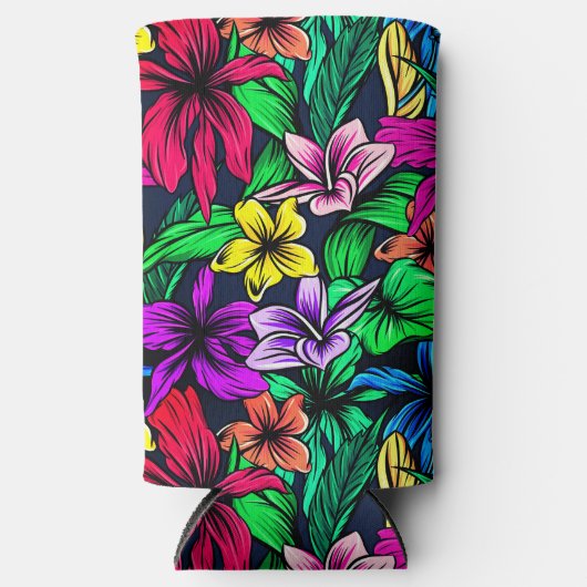 Hawaiian Print Seltzer Blikjeskoeler (Voorkant)