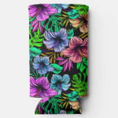 Hawaiian Print Seltzer Blikjeskoeler (Achterkant)