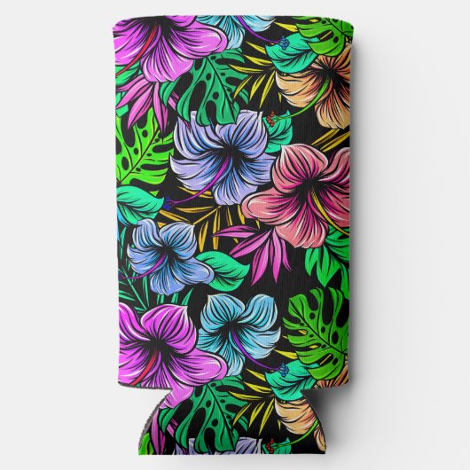 Hawaiian Print Seltzer Blikjeskoeler (Achterkant)