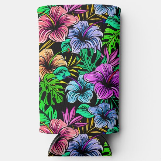 Hawaiian Print Seltzer Blikjeskoeler (Voorkant)