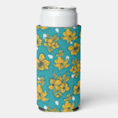 Hawaiian Print Seltzer Blikjeskoeler (Seltzer Achterkant)