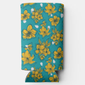 Hawaiian Print Seltzer Blikjeskoeler (Achterkant)