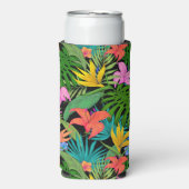 Hawaiian Print Seltzer Blikjeskoeler (Seltzer Voorkant)