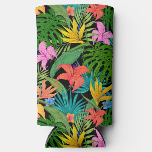 Hawaiian Print Seltzer Blikjeskoeler (Voorkant)