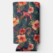 Hawaiian Print Seltzer Blikjeskoeler (Achterkant)