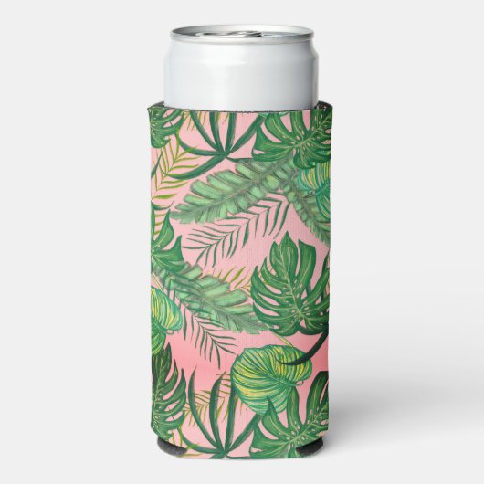 Hawaiian Print Seltzer Blikjeskoeler (Seltzer Achterkant)