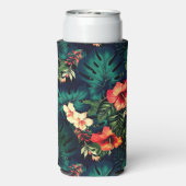 Hawaiian Print Seltzer Blikjeskoeler (Seltzer Achterkant)