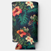 Hawaiian Print Seltzer Blikjeskoeler (Voorkant)