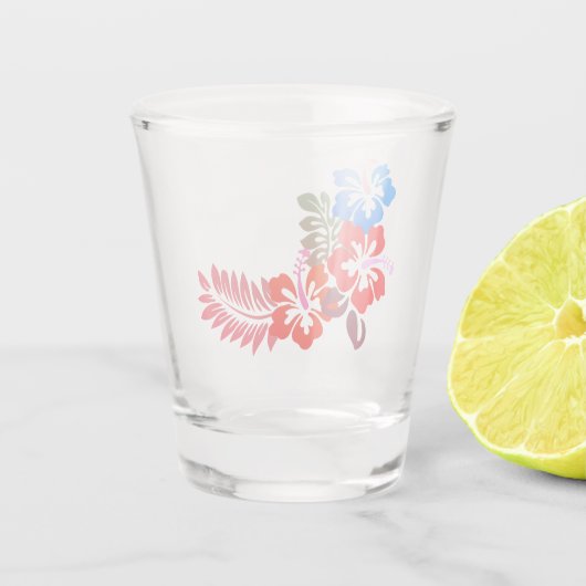 Hawaiian Print Shot Glas (Achterkant)