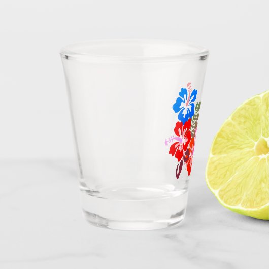 Hawaiian Print Shot Glas (Links)
