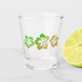 Hawaiian Print Shot Glas