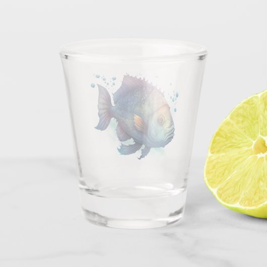 Hawaiian Print Shot Glas (Achterkant)